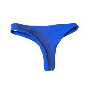 Zaful women’s bikini bottom textured knit blue size 4
